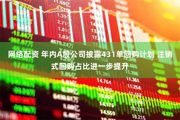 网络配资 年内A股公司披露431单回购计划 注销式回购占比进一步提升